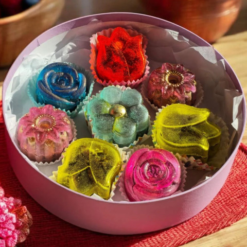 ПОДАРУНКОВИЙ НАБІР ЧАЙНИХ БОМБОЧОК "КВІТКОВА КОЛЕКЦІЯ"